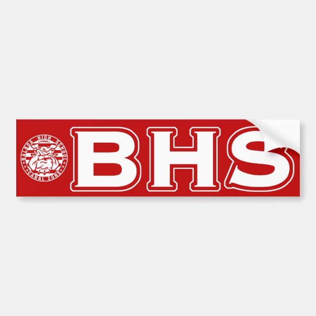 Balboa High School (BHS) Bumper Sticker (Front)