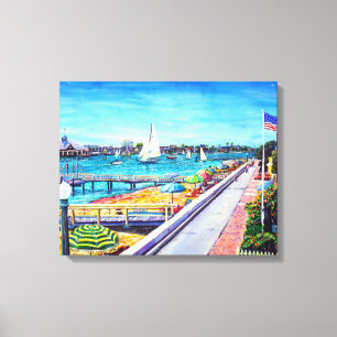 Balboa Island Newport Beach Ca. Canvas Print
