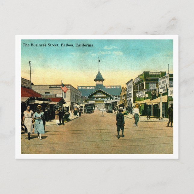 Balboa, Newport Beach CA, 1910s Postcard (Front)