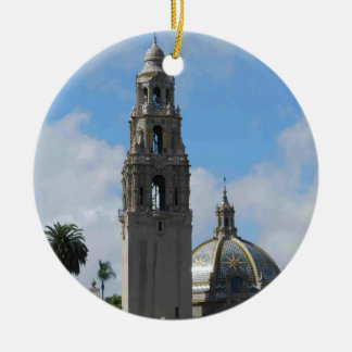 Balboa Park Clock Tower Ceramic Ornament