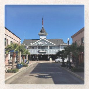 Balboa Pavillion, Newport Beach, California Glass Coaster