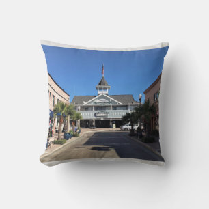 Balboa Pavillion, Newport Beach, California Throw Pillow
