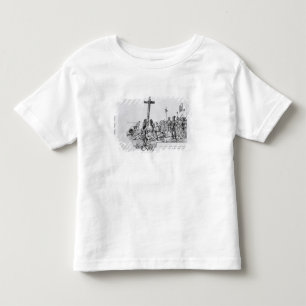 Balboa Setting up the Cross on the Shore Toddler T-shirt