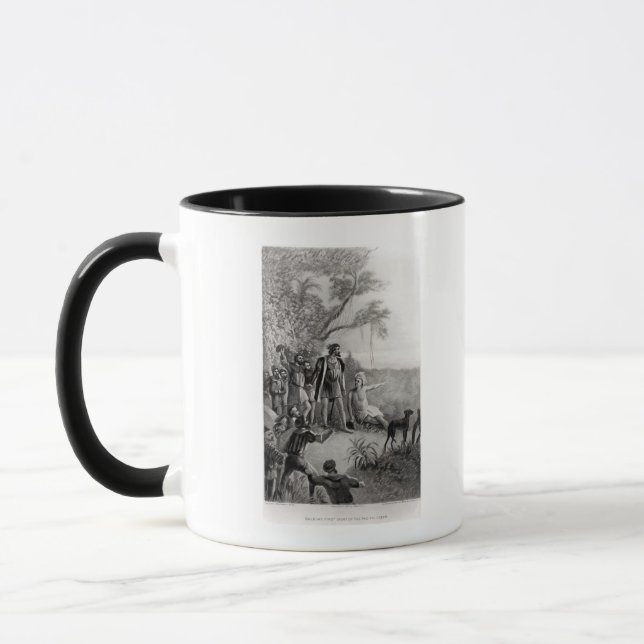 Balboa's First Sight of the Pacific Ocean Mug (Left)