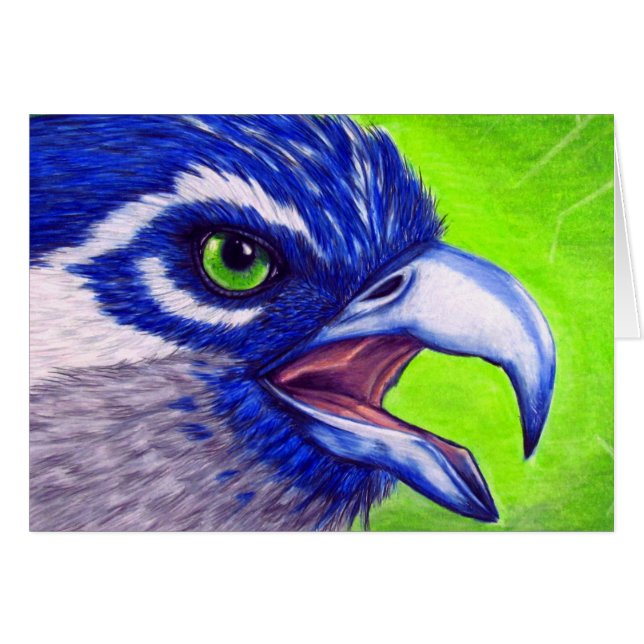 Balbuzard bleu et vert (Devant horizontal)