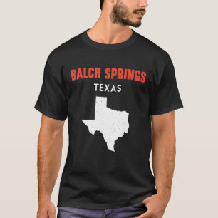 Balch Springs Texas USA State America Travel Texan T-Shirt