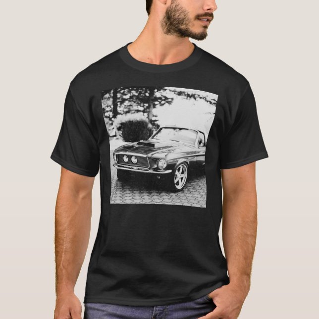 Balck and white Car photography  Classic T-Shirt (Front)