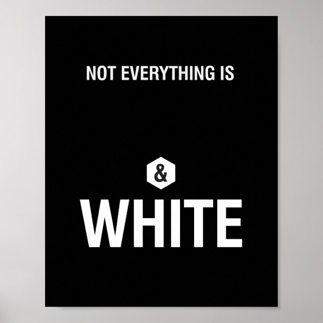 Balck & White - 8"x10" Art Print (Front)