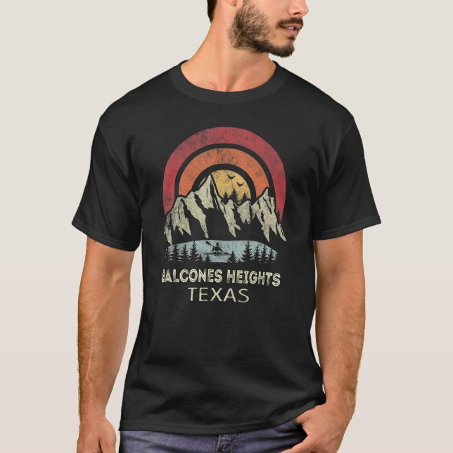 Balcones Heights Texas Mountain Sunset Sunrise Kay T-Shirt (Front)