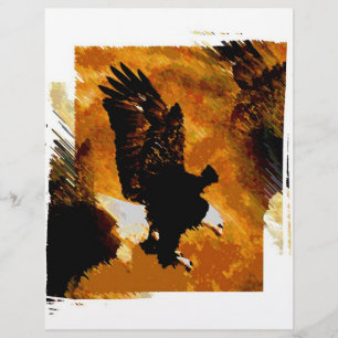 Bald American Eagle Landing Flyer