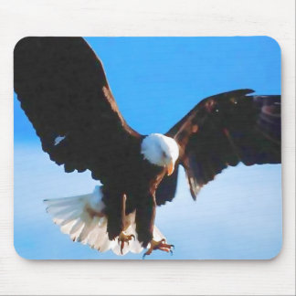 Bald American Eagle Mouse Pad