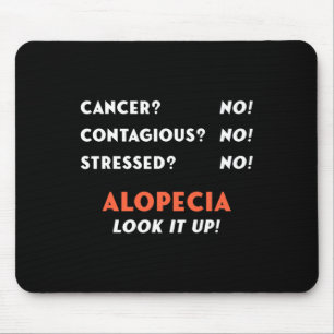 Bald Balding Alopecia Areata Hair Loss Problem Awa Mouse Pad