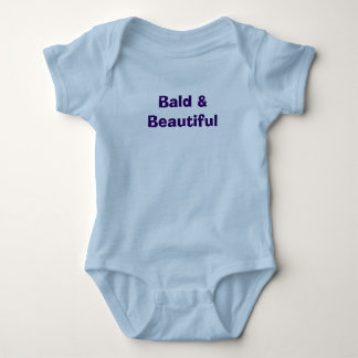 "Bald & Beautiful Baby Bodysuit