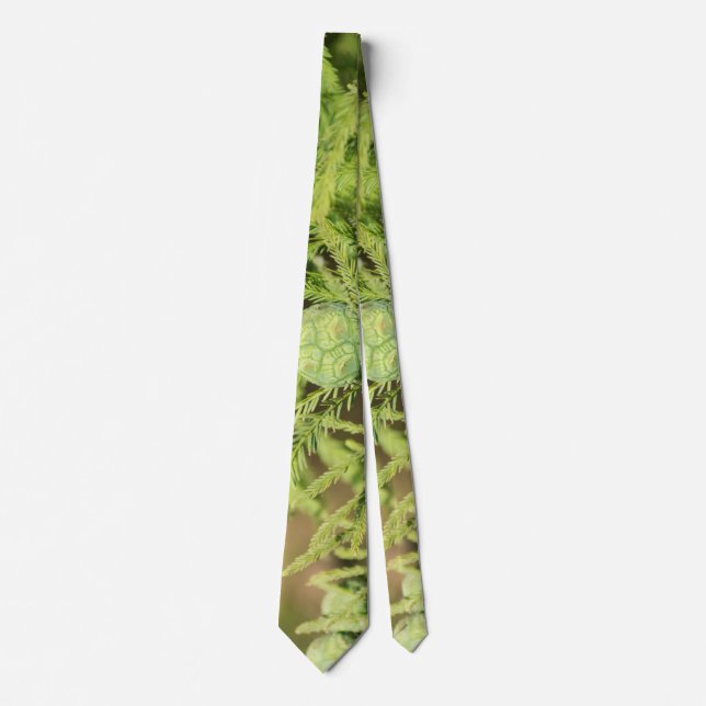 Bald Cypress Seed Cone Neck Tie (Front)