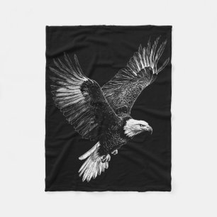 Bald Eagle 4th Of July Men Women Kids Patriotic Ea Fleece Blanket