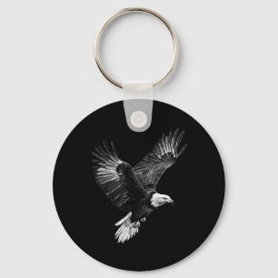 Bald Eagle 4th Of July Men Women Kids Patriotic Ea Keychain