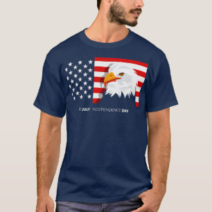 Bald Eagle 4th of July USA US Independence Day Ame T-Shirt