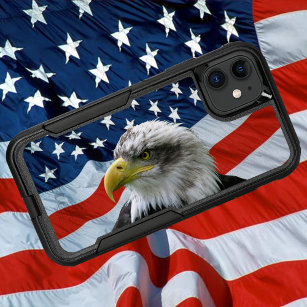 Bald Eagle American Flag OtterBox Symmetry iPhone 8 Plus/7 Plus Case