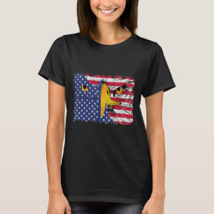 Bald Eagle American Flag USA 4th Of July T-Shirt