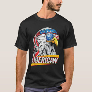 Bald Eagle Americaw American Flag USA Patriotic Me T-Shirt