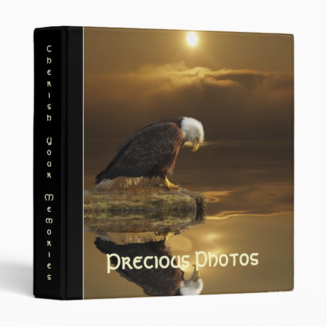 Bald Eagle Art Photo Binder (Front/Spine)