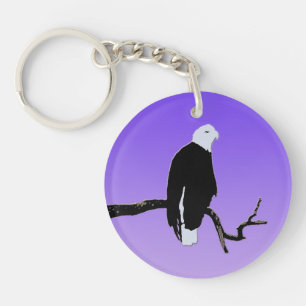 Bald Eagle at Sunset - Art original de la faune
