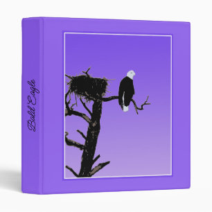 Bald Eagle at Sunset - Original Wildlife Art Binder