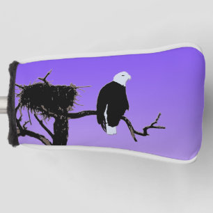 Bald Eagle at Sunset  - Original Wildlife Art Golf Head Cover