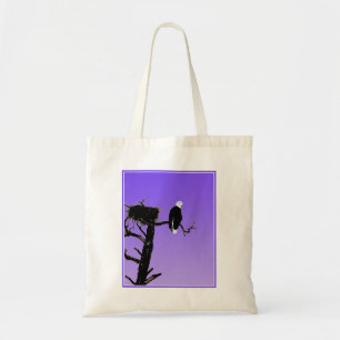 Bald Eagle at Sunset  - Original Wildlife Art Tote Bag