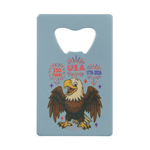 Bald Eagle avec Fireworks - USA 250 ans 1776-2026