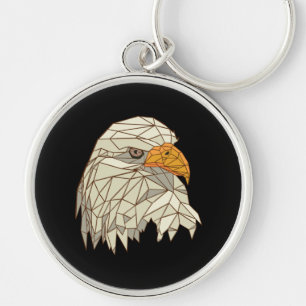 Bald Eagle Bird of Prey Design Keychain