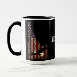 BALD EAGLE BURNT WOOD - IDAHO PATRIOT CLR MUG