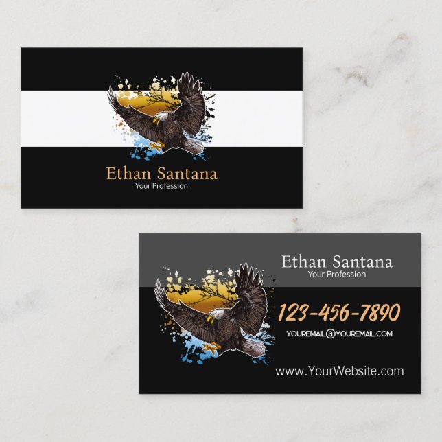 Bald Eagle Business Card (Front/Back)