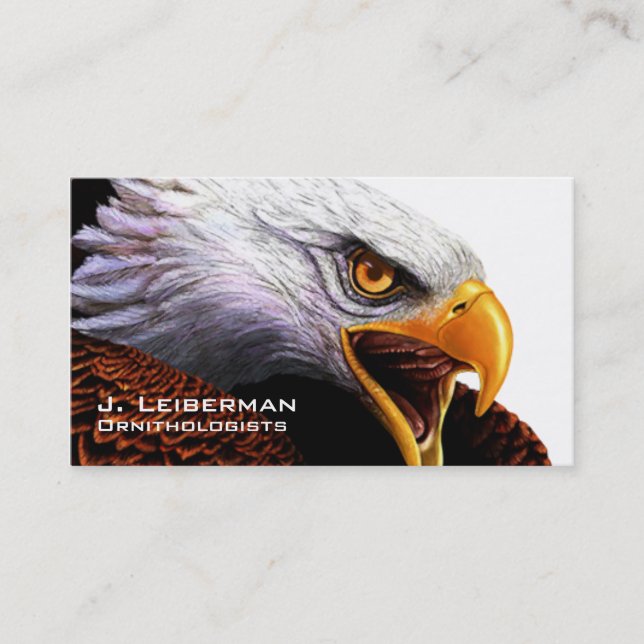 Bald Eagle Business Card (Front)