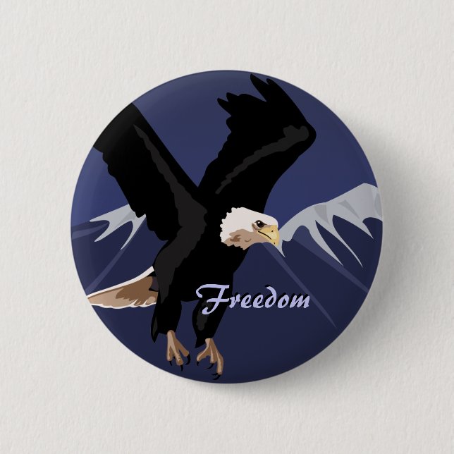 Bald Eagle Button (Front)