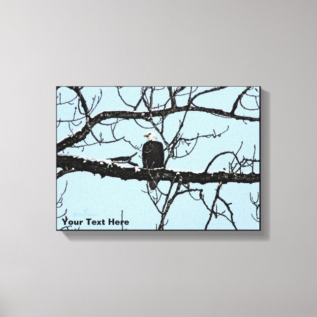 Bald Eagle Canvas Print (Front)