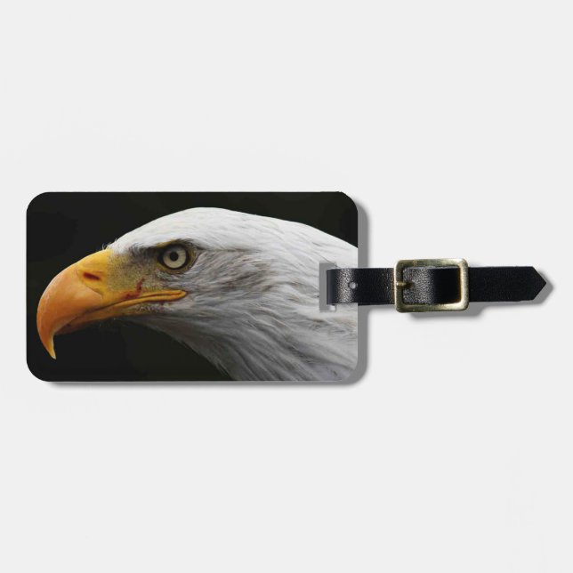Bald Eagle cd ltcna Luggage Tag (Front Horizontal)
