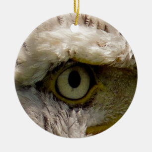 BALD EAGLE CERAMIC ORNAMENT