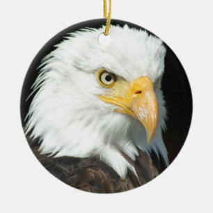 Bald Eagle Ceramic Ornament