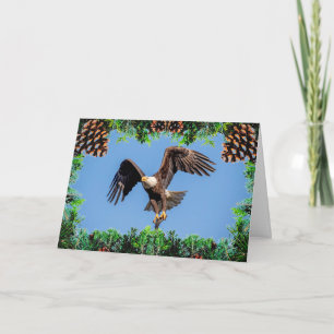 Bald Eagle Christmas Card