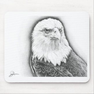 Bald Eagle Closeup - Original Artwork Mouse Pad