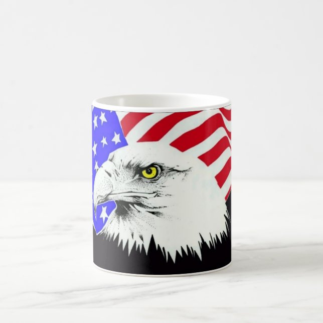 Bald eagle coffee mug (Center)