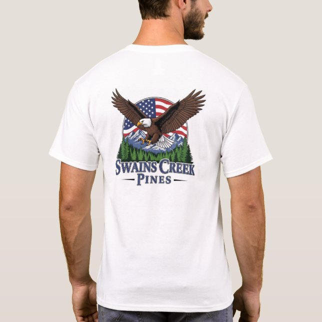 Bald Eagle Design T-Shirt (Back)
