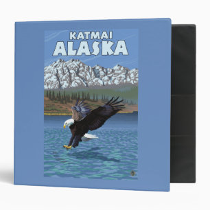 Bald Eagle Diving - Katmai, Alaska Binder