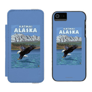 Bald Eagle Diving - Katmai, Alaska Incipio Watson™ iPhone 5 Wallet Case
