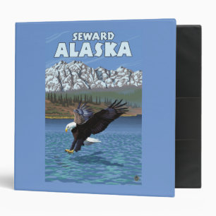 Bald Eagle Diving - Seward, Alaska Binder