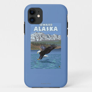 Bald Eagle Diving - Seward, Alaska iPhone 11 Case