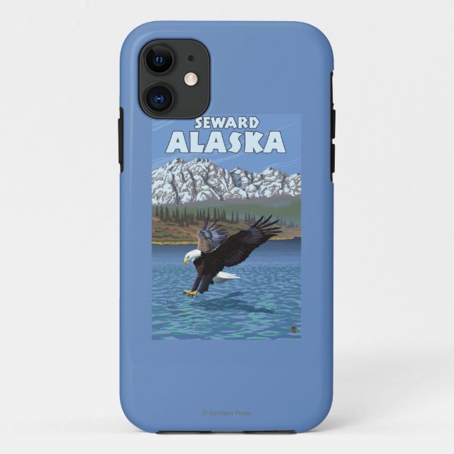 Bald Eagle Diving - Seward, Alaska Case-Mate iPhone Case (Back)
