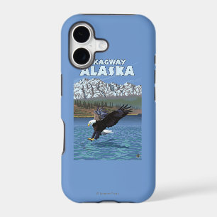 Bald Eagle Diving - Skagway, Alaska