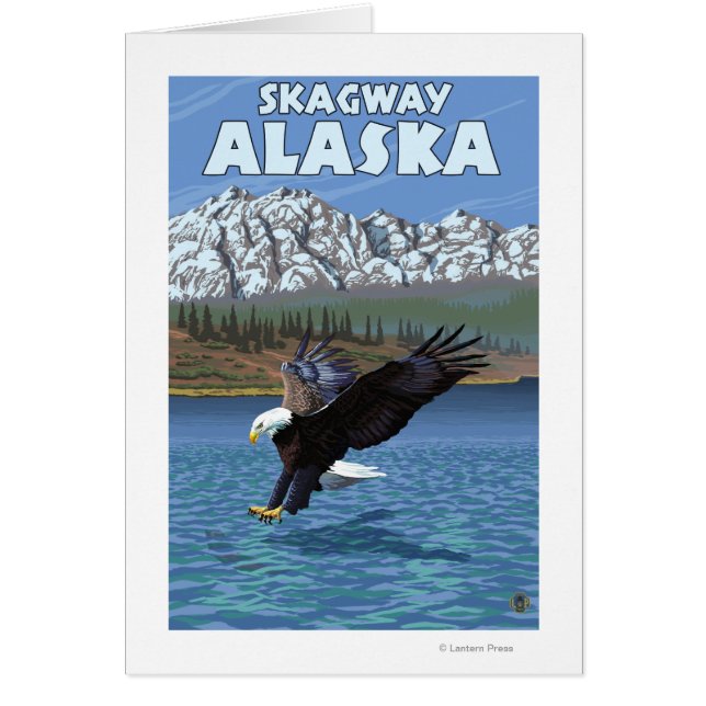 Bald Eagle Diving - Skagway, Alaska (Front)